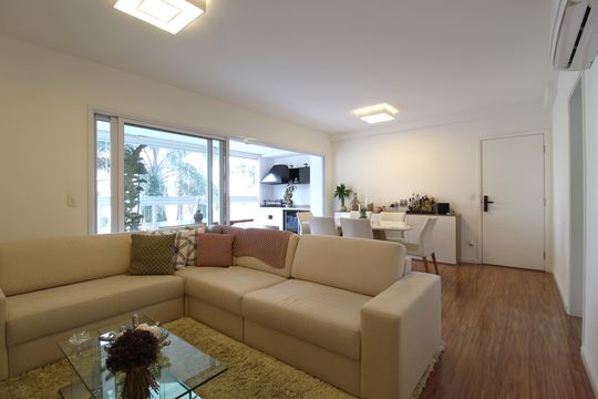 Apartamento na Vila Olímpia com 3 quartos, ideal para comprar. — Sala