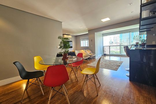 Comprar apartamento mobiliado com 2 quartos, closet e churrasqueira no condomínio. — foto 62