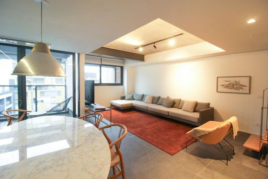 Comprar apartamento mobiliado com 1 quarto. — foto 1