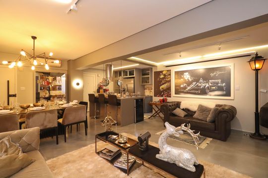 Compra apartamento em Cerqueira César com 3 quartos. — Sala/Cozinha
