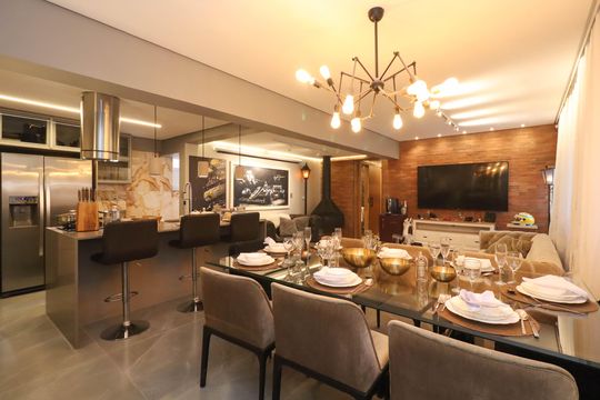 Compra apartamento em Cerqueira César com 3 quartos. — Sala/Cozinha