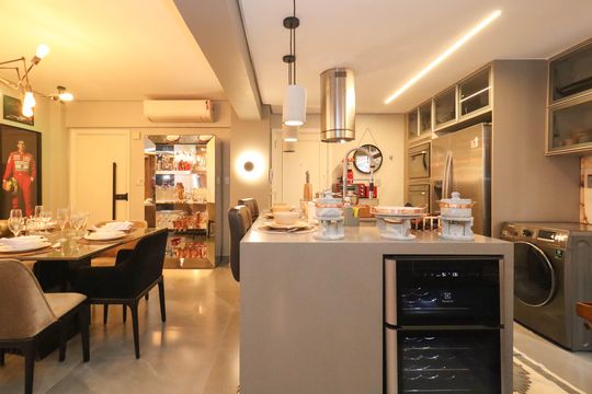 Compra apartamento em Cerqueira César com 3 quartos. — Sala/Cozinha