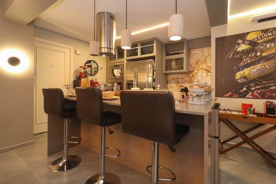 Compra apartamento em Cerqueira César com 3 quartos. — Sala/Cozinha