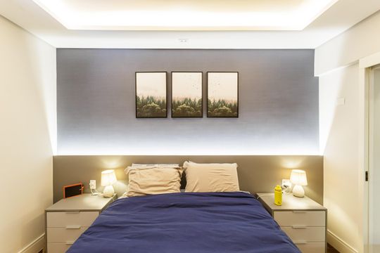 Compra apartamento mobiliado no Itaim Bibi, 2 quartos. — Quarto Suíte