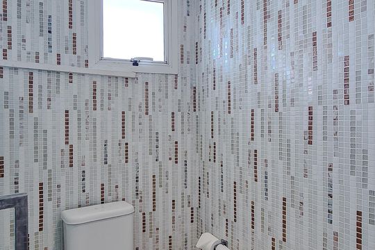 Comprar apartamento mobiliado na Lapa: 4 quartos, 3 suítes. — Banheiro da Suíte 1