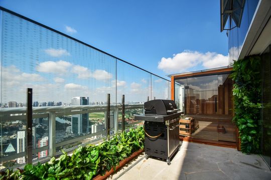 Comprar apartamento mobiliado em Pinheiros com 3 quartos, varanda e piscina no condomínio. — foto 14