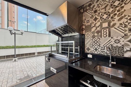 Apartamento à venda em Campo Belo com 5 quartos. — Churrasqueira Salão de Festas