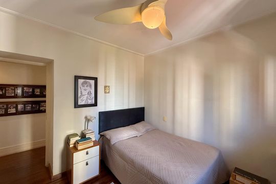 Venda de apartamento mobiliado no Brooklin com 4 quartos, 2 suítes, academia, piscina, garden e closet. — Quarto 3