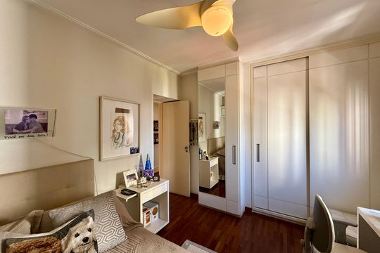 Venda de apartamento mobiliado no Brooklin com 4 quartos, 2 suítes, academia, piscina, garden e closet. — Quarto 2