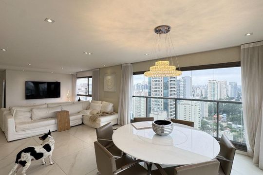 Venda de apartamento mobiliado em Campo Belo com piscina, varanda gourmet e churrasqueira. — foto 3