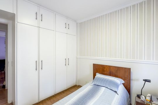 Apartamento no Brooklin Novo com varanda, 3 quartos e academia. Ideal para comprar. — Quarto 2