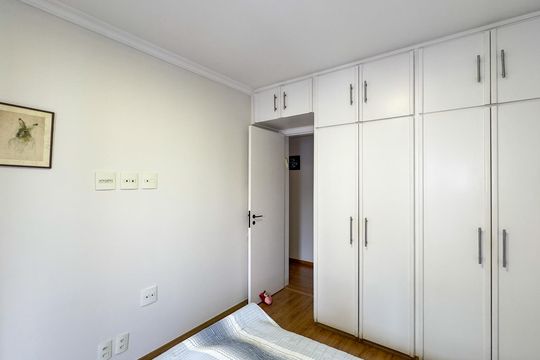 Apartamento no Brooklin Novo com varanda, 3 quartos e academia. Ideal para comprar. — Quarto 2