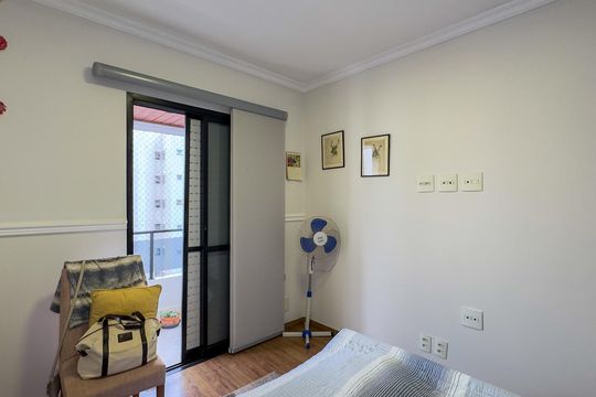 Apartamento no Brooklin Novo com varanda, 3 quartos e academia. Ideal para comprar. — Quarto 2