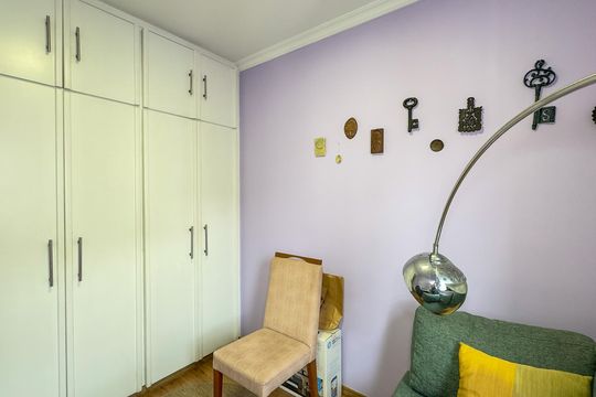 Apartamento no Brooklin Novo com varanda, 3 quartos e academia. Ideal para comprar. — Quarto 3