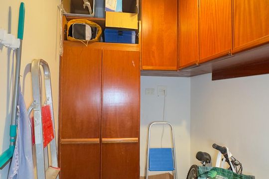 Apartamento no Brooklin Novo com varanda, 3 quartos e academia. Ideal para comprar. — Área de Serviço