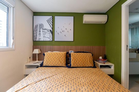 Venda de apartamento mobiliado com 2 quartos e quintal. Churrasqueira e academia no condomínio. — foto 13