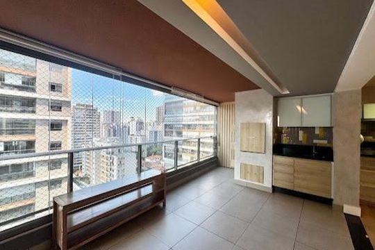 Comprar apartamento no Brooklin com 3 quartos, varanda gourmet e piscina no condomínio. Mobiliado. — foto 20