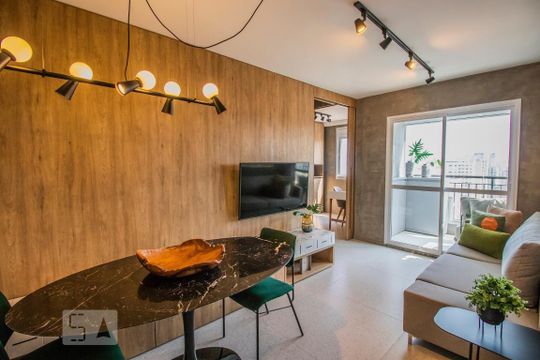 Compra apartamento mobiliado na Vila Clementino com 2 quartos, varanda gourmet e piscina no condomínio. — foto 11