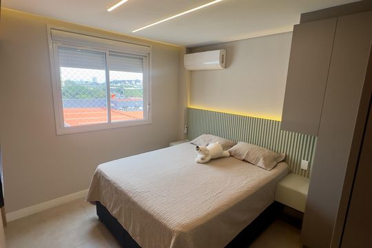 Comprar apartamento na Lapa, 3 quartos, 1 suíte, academia, mobiliado. — Quarto