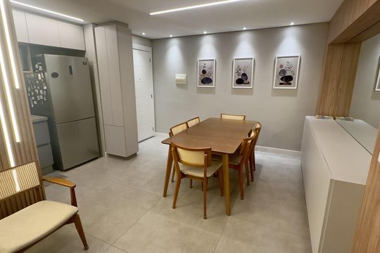 Comprar apartamento na Lapa, 3 quartos, 1 suíte, academia, mobiliado. — Cozinha