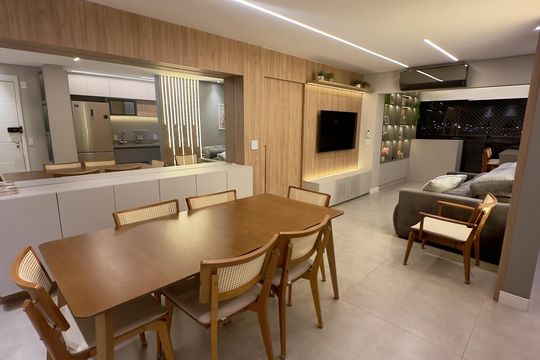 Comprar apartamento na Lapa, 3 quartos, 1 suíte, academia, mobiliado. — Cozinha