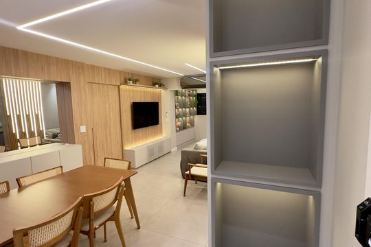 Comprar apartamento na Lapa, 3 quartos, 1 suíte, academia, mobiliado. — Cozinha
