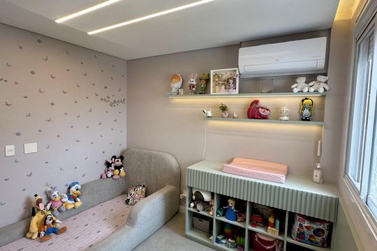 Comprar apartamento na Lapa, 3 quartos, 1 suíte, academia, mobiliado. — Quarto