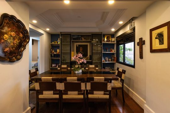 Comprar apartamento com 3 quartos e academia no condomínio. — Sala de Jantar