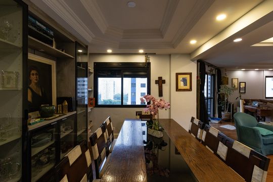 Comprar apartamento com 3 quartos e academia no condomínio. — Sala de Jantar