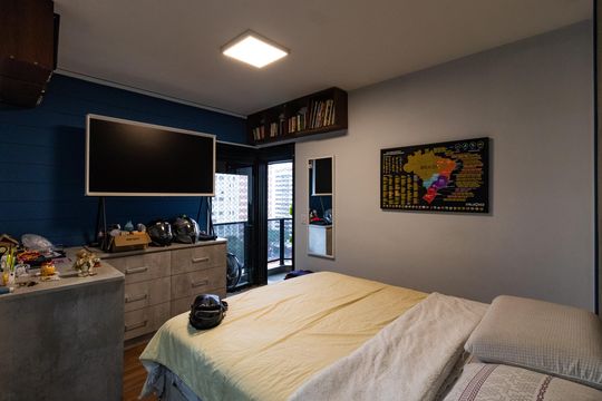 Comprar apartamento com 3 quartos e academia no condomínio. — Suíte 3