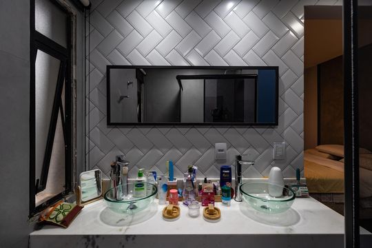 Comprar apartamento com 3 quartos e academia no condomínio. — Banheiro da Suíte 3
