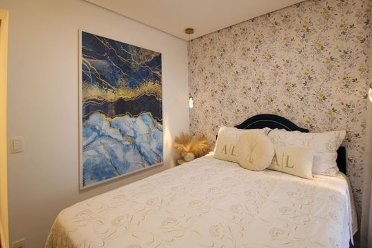 Apartamento mobiliado para comprar em Vila Andrade, 4 suítes, varanda, piscina, academia e churrasqueira. — Suíte 1