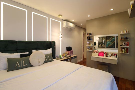 Apartamento mobiliado para comprar em Vila Andrade, 4 suítes, varanda, piscina, academia e churrasqueira. — Suíte 3