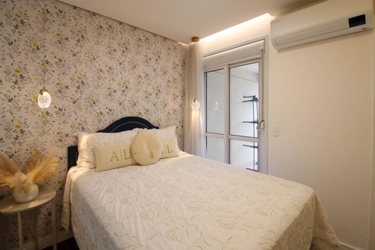 Apartamento mobiliado para comprar em Vila Andrade, 4 suítes, varanda, piscina, academia e churrasqueira. — Suíte 1