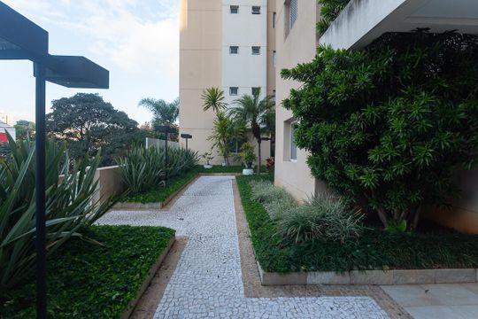 Para comprar apartamento mobiliado na Vila Ipojuca, com 2 quartos e varanda. Piscina no condomínio. — Área Comum