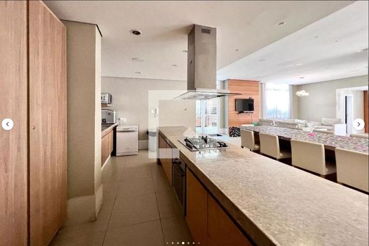 Compra apartamento mobiliado em Vila Olímpia, 3 quartos, varanda, piscina e academia no condomínio. — Área comum