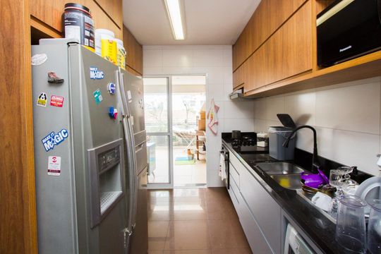 Apartamento no Brooklin para comprar: 3 quartos, varanda, mobiliado. Churrasqueira no condomínio. — foto 31