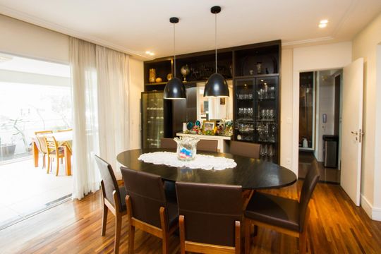 Apartamento no Brooklin para comprar: 3 quartos, varanda, mobiliado. Churrasqueira no condomínio. — foto 4