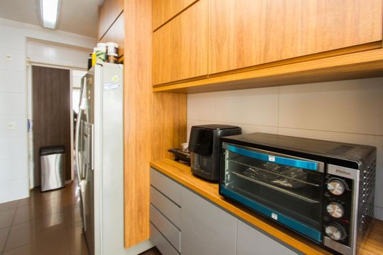 Apartamento no Brooklin para comprar: 3 quartos, varanda, mobiliado. Churrasqueira no condomínio. — foto 34