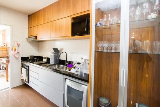 Apartamento no Brooklin para comprar: 3 quartos, varanda, mobiliado. Churrasqueira no condomínio. — foto 32