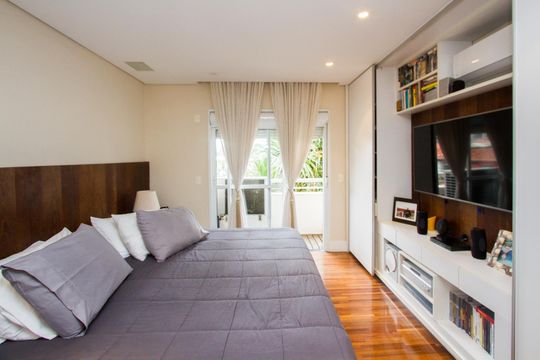 Apartamento no Brooklin para comprar: 3 quartos, varanda, mobiliado. Churrasqueira no condomínio. — foto 12