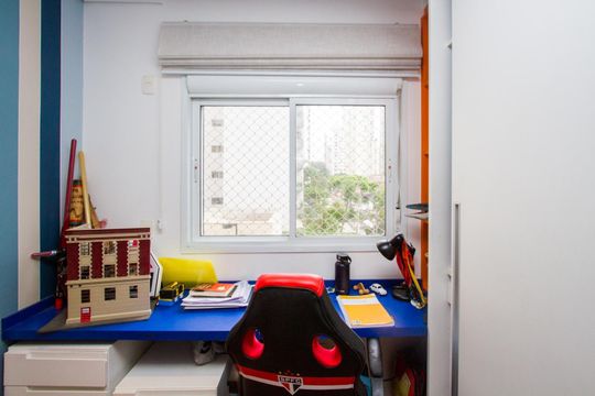 Apartamento no Brooklin para comprar: 3 quartos, varanda, mobiliado. Churrasqueira no condomínio. — foto 24