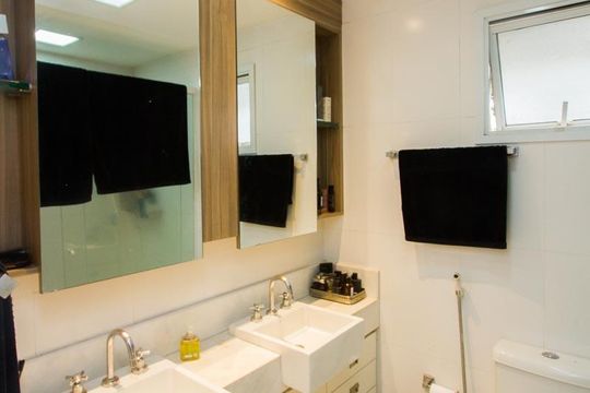 Apartamento no Brooklin para comprar: 3 quartos, varanda, mobiliado. Churrasqueira no condomínio. — foto 13