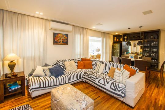 Apartamento no Brooklin para comprar: 3 quartos, varanda, mobiliado. Churrasqueira no condomínio. — foto 3