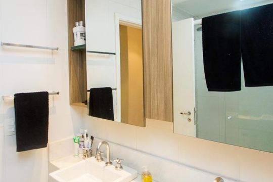 Apartamento no Brooklin para comprar: 3 quartos, varanda, mobiliado. Churrasqueira no condomínio. — foto 14