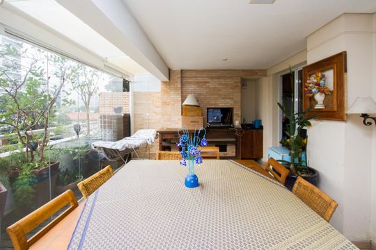 Apartamento no Brooklin para comprar: 3 quartos, varanda, mobiliado. Churrasqueira no condomínio. — foto 7