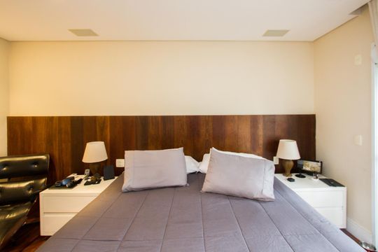 Apartamento no Brooklin para comprar: 3 quartos, varanda, mobiliado. Churrasqueira no condomínio. — foto 9