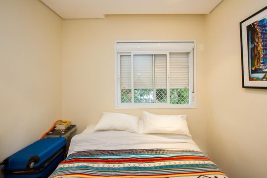 Apartamento no Brooklin para comprar: 3 quartos, varanda, mobiliado. Churrasqueira no condomínio. — foto 16