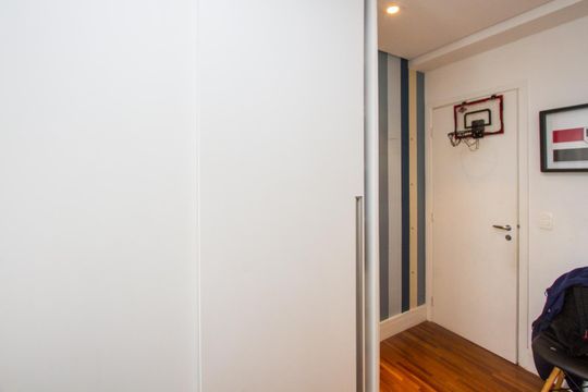 Apartamento no Brooklin para comprar: 3 quartos, varanda, mobiliado. Churrasqueira no condomínio. — foto 26