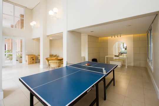 Apartamento no Brooklin para comprar: 3 quartos, varanda, mobiliado. Churrasqueira no condomínio. — foto 42